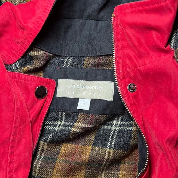Vintage red liz claiborne winter jacket - Picture 4 of 6